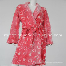 100% Polyester Coral Toison 3D Printing Bathrobe